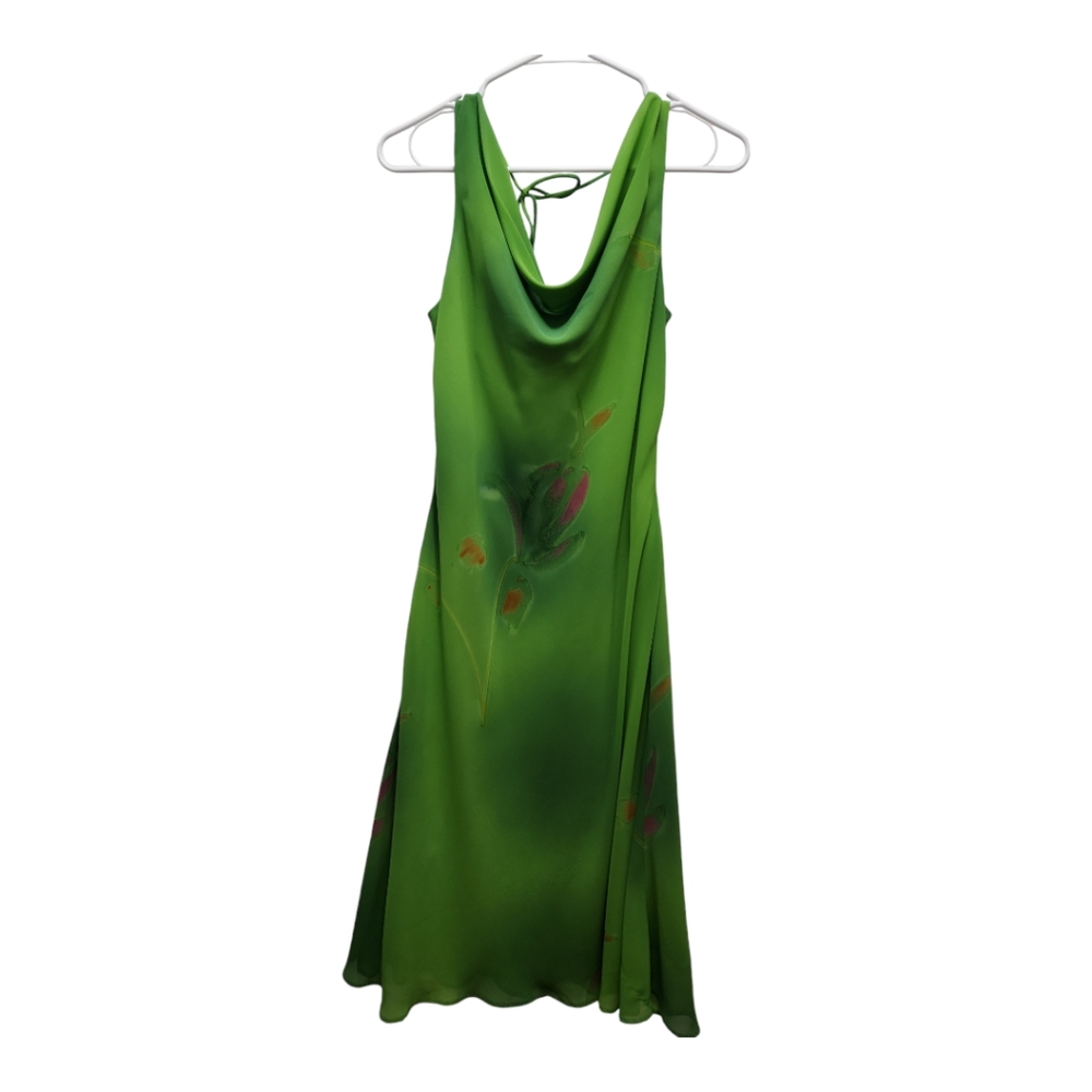 Vintage Green Midi Dress